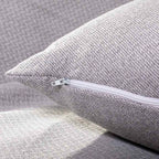 Διακοσμητική Μαξιλαροθήκη Charisma Cotton Fishbone Silver 30X50